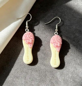Pink Popsicle Drop Earrings