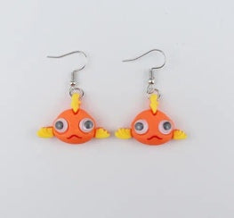 Cartoon Goldfish Drop Earrings
