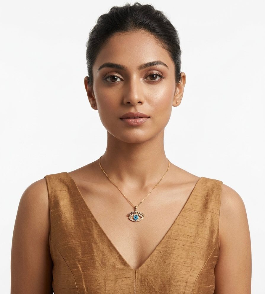 Evil Eye, Nice Girl Necklace