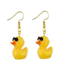 Sunglasses Duck Drop Earrings