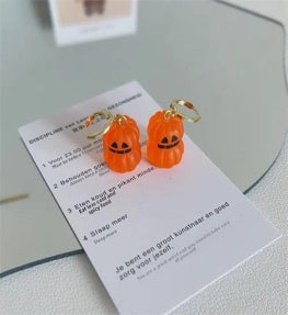 Pumpkin Charm Earrings