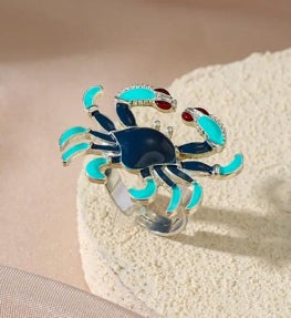 Lake Blue Crab Open Ring