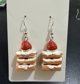 Strawberry Shortcake Drop Earrings V2