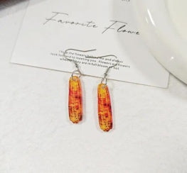 Corn Cob Drop Earrings