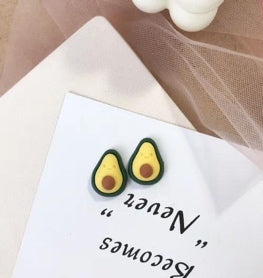 Avocado Stud Earrings