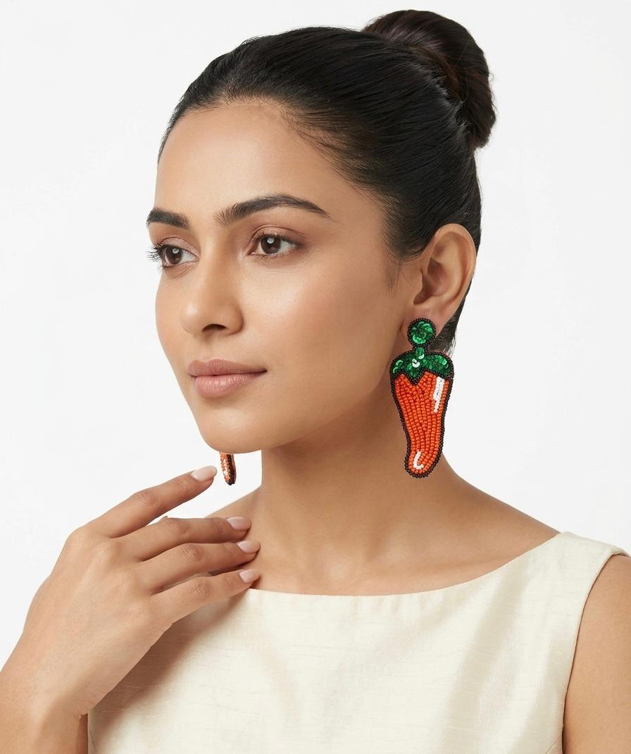 Hot Girl, Chilli Earrings