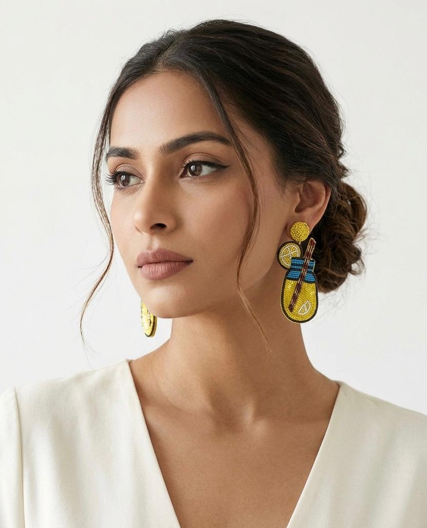 When Life Gives You Lemon Earrings
