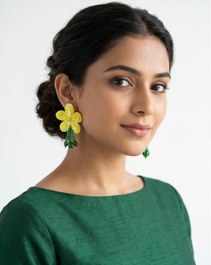 Yellow Bloom, Green Fringe Dreams