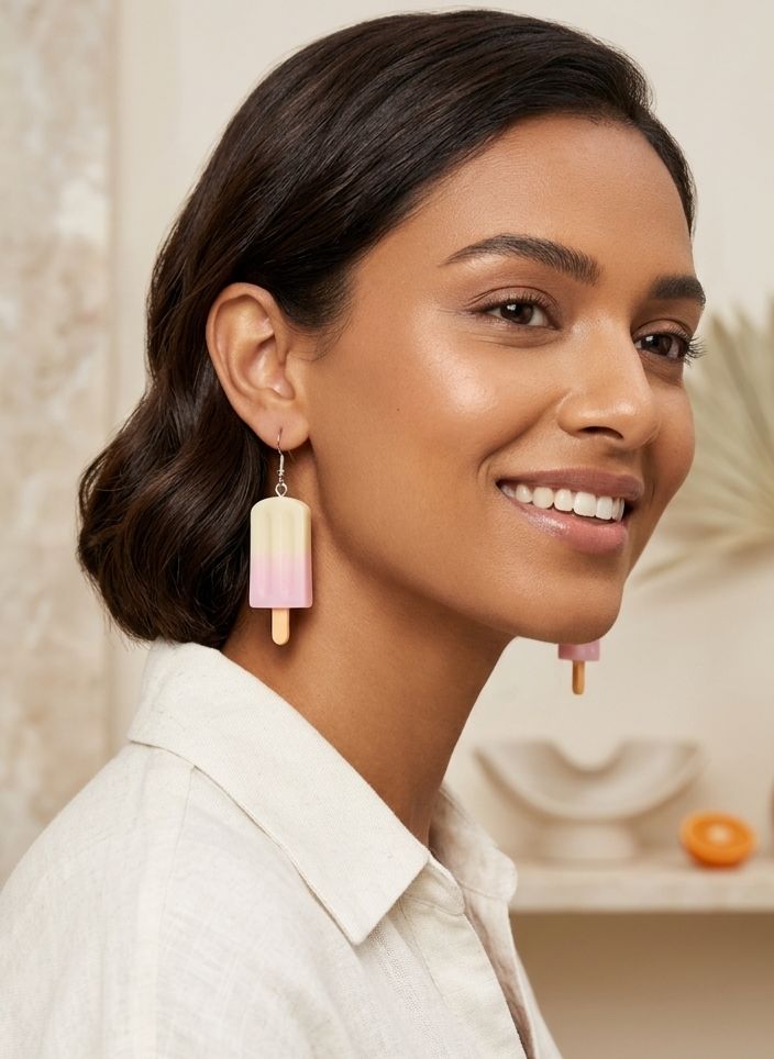 Miniature ombré popsicle earrings